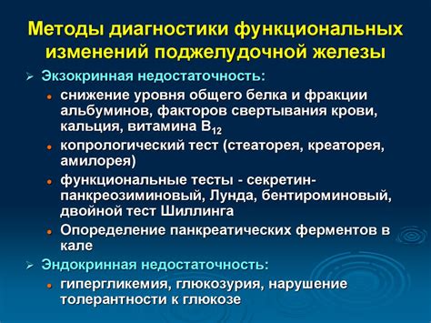Методы диагностики изменений