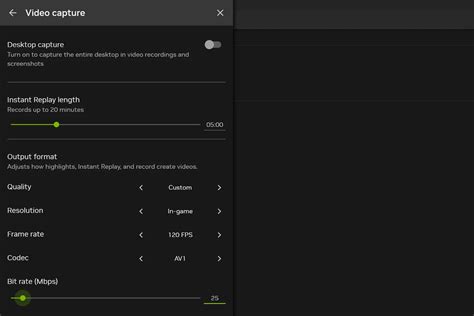 Настройка функции NVIDIA Highlights внутри игры