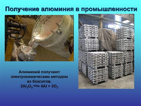 Получение готового алюминия и его очистка