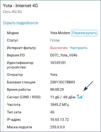 Правильное соотношение между SINR и RSRP