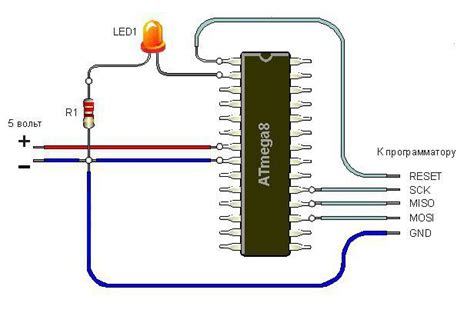 Программирование ATmega8 для проверки