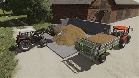 Процесс погрузки твердого навоза в Farming Simulator 19