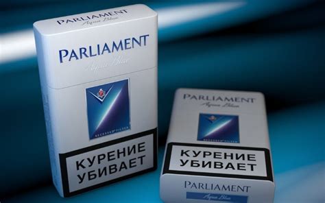 Сравнение сигарет Parliament Аква и Найт