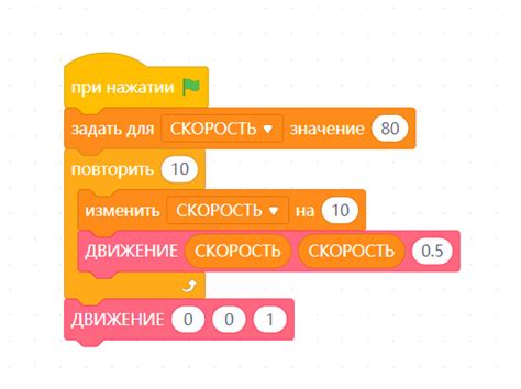 Управление скоростью смены