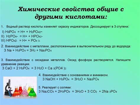 Фосфорная кислота и ее физико-химические свойства