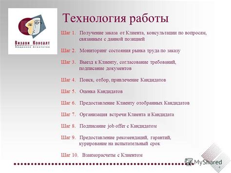 Шаг 8. Получение консультации