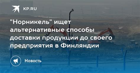 Альтернативные варианты доставки