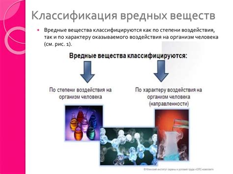 Влияние химических веществ на здоровье