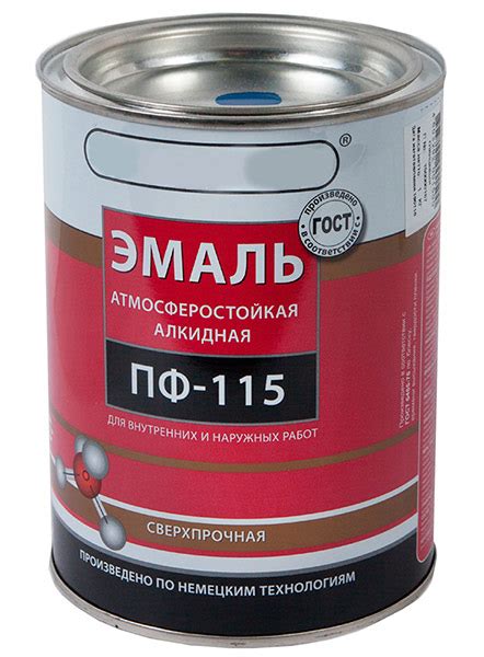 Возможные проблемы при смешивании алкидной краски с ПФ 115