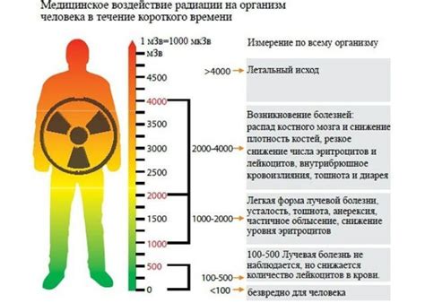 Вредное воздействие радиации на организм