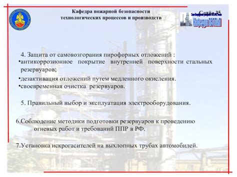 Защита от самовозгорания