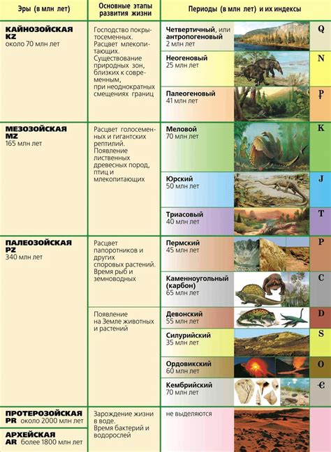 Значение геологической истории страны