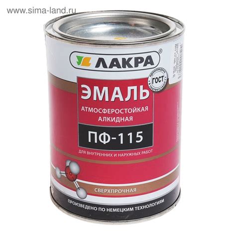 Как правильно смешивать алкидную краску с ПФ 115