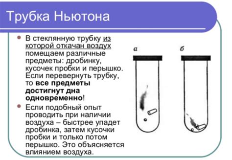 Как пушинка и дробинка реагируют на движение воздуха