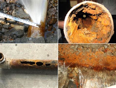 Наличие ржавчины или коррозии в системе водоснабжения