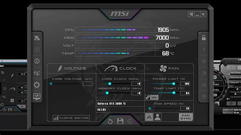 Описание программы MSI Afterburner