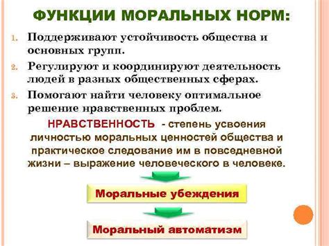 Отражение моральных ценностей общества