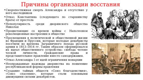 Отсутствие наследников Александра 1