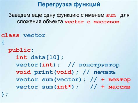 Перегрузка приложений и функций