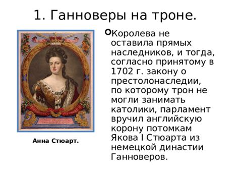 Постепенное забывание династии Ганноверов