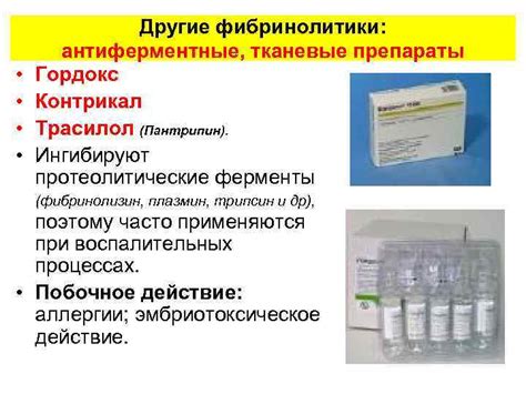 Препараты, влияющие на процессы переваривания