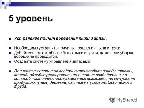 Причины накопления пыли и грязи