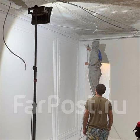 Профессиональная потолочная покраска