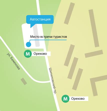 Пункты отправления автобуса 399 из Москвы