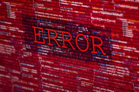 Сбой в программном обеспечении