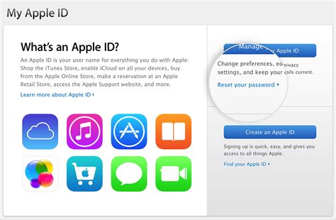 Сброс пароля для недействительного Apple ID