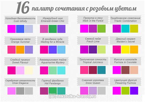 Уникальное сочетание ингредиентов для розового цвета